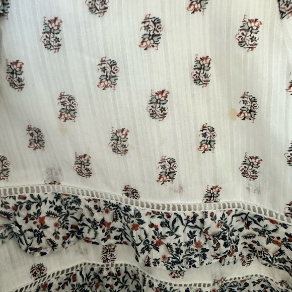 Veronica Beard floral mini dress gauze - Picture 4 of 6